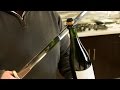 How to open a bottle of champagne with a sword