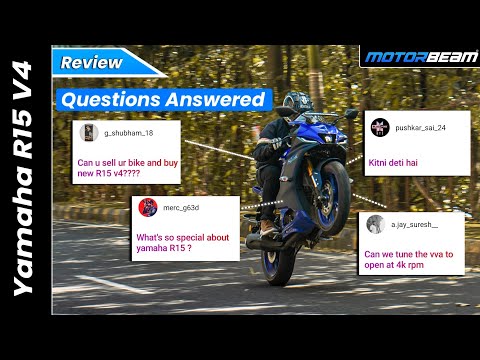 Yamaha R15 V4 Review - 11 Instagram Question Answered! | MotorBeam