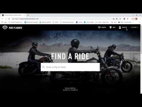 Ride Planner - Cadastro/Informações de Login