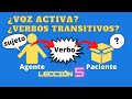 ¿Qué es la VOZ ACTIVA en ESPAÑOL? 🧐 | ¿Qué son los VERBOS TRANSITIVOS?