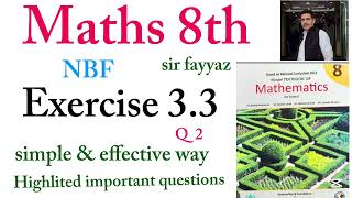 Maths class 8th | exercise 3.3 | ex 3.3 | Q 2 | unit 3 | square and square roots,cubes and cub roots