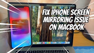 How to Fix MacBook Not Showing in iPhone for Screen Mirroring (100% Fix)