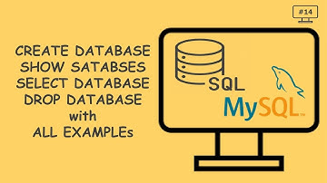 create, show and drop database in mysql workbench with example