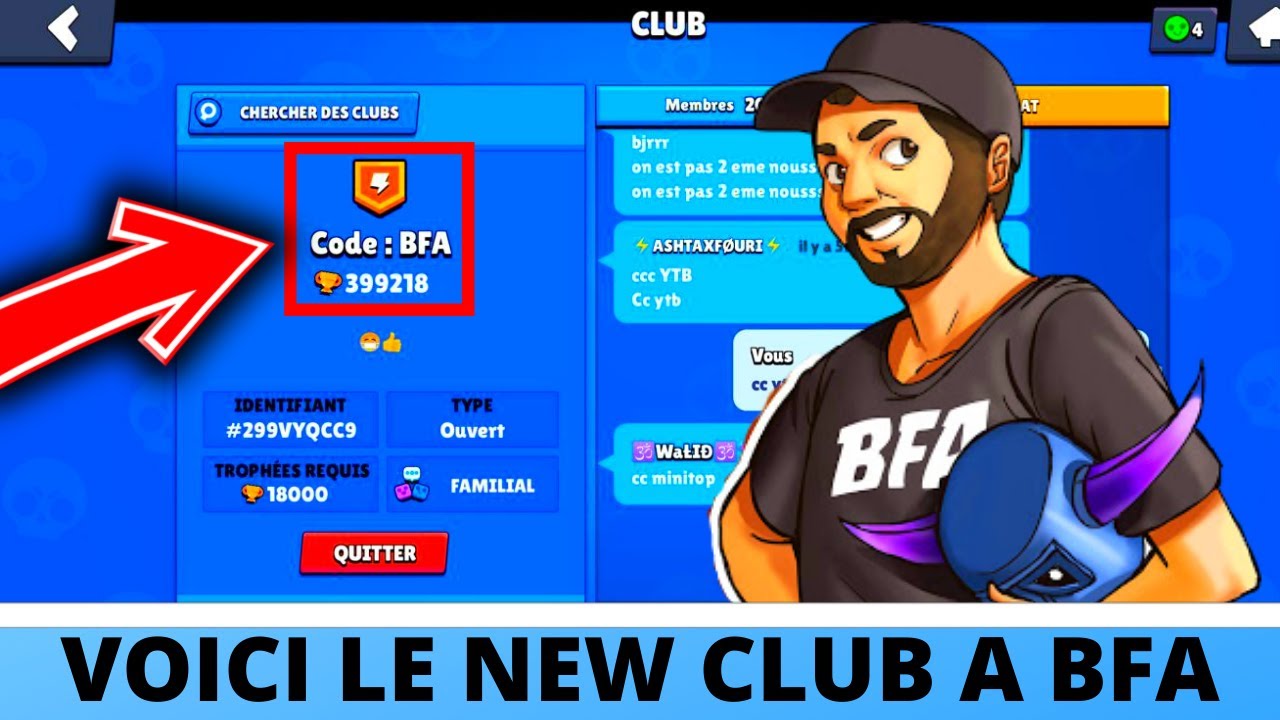 Brawl Stars Je Vous Montre Le Club A Bfa Brawl Stars Fr Youtube - club bfa brawl stars