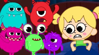 Five Spooky Monsters - Halloween Songs for Kids 👻 by HooplaKidz TV - Funny Cartoons For Kids 8,980 views 2 weeks ago 10 minutes, 4 seconds