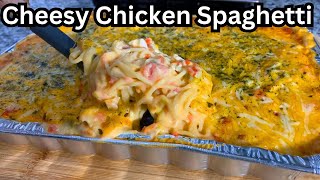 ￼ How To Make Delicious Cheesy ￼Chicken Spaghetti ￼