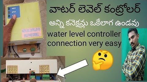 water level controller connection very easy,