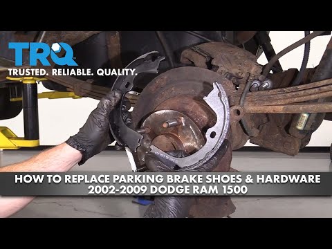 How To Replace Parking Brake Shoes & Hardware 2002-09 Dodge Ram 1500