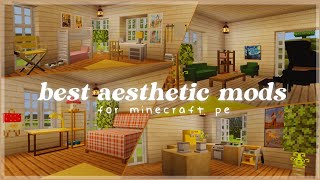 Best aesthetic mods | craftable furniture for mcpe 🍄🌿 [cute & cottagecore] screenshot 3
