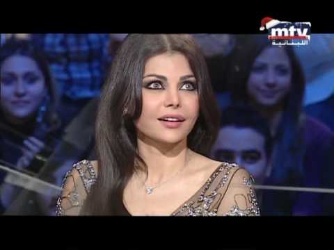 Haifa Wahbe on MTV Lebanon (ARABIC) Part 1