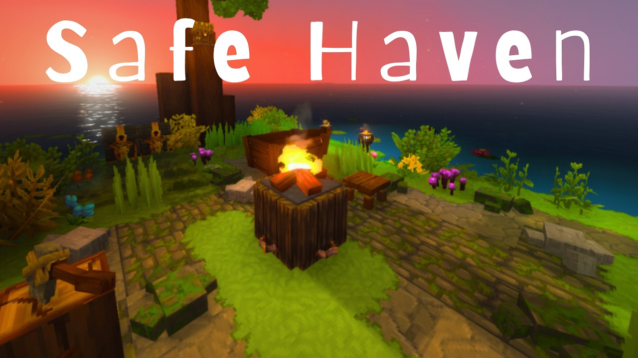 don’t miss this sunset... (adventure ambient music & calm fire)