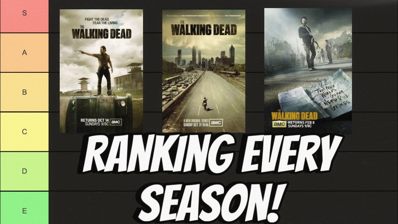 The Walking Dead Every Season Ranked!