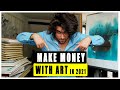 14 easy ways to make money with art as an artist!