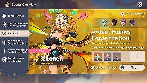 Xilonen Trial Challenge | Version 5.1 | Ardent Flames Forge the Soul