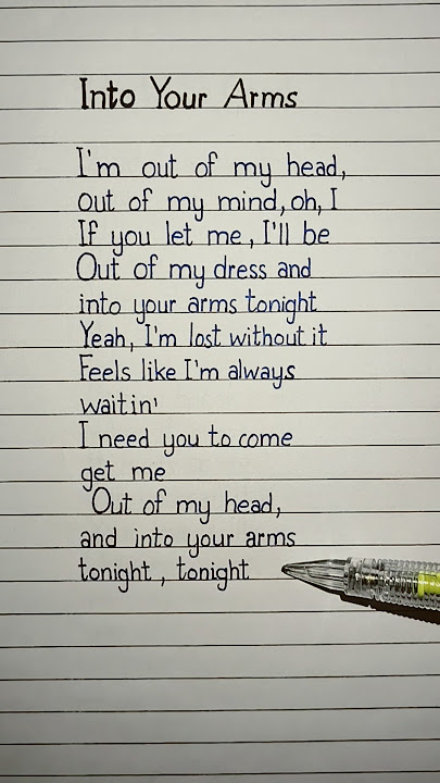 Into Your Arms Lyrics Song by Ava Max and Witt Lowry #intoyourarmslyrics