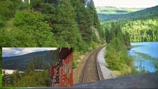 Kootenay Valley Railway (Canadian Pacific) Cabride  Trail to Nelson, BC on an SD402