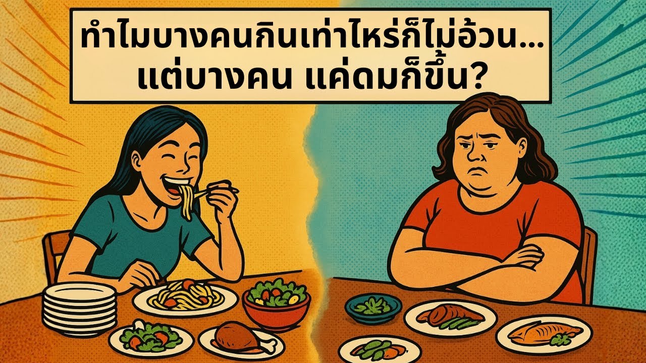 ทำไมบางคนกินเท่าไหร่ก็ไม่อ้วน…แต่บางคนแค่ดมก็ขึ้น? | เรื่องไม่รู้รอบตัว