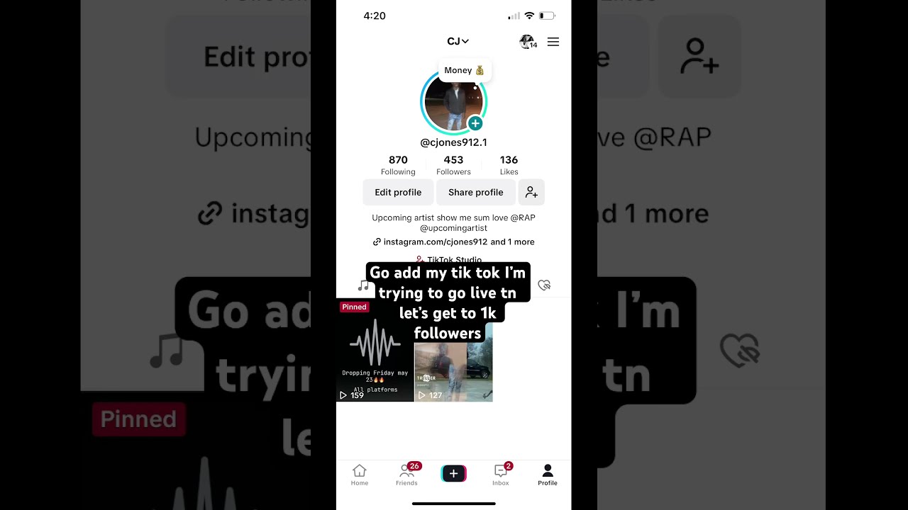 Go Add My Tik Tok Tiktok 1kfollower Ontheroad Fyp Viral