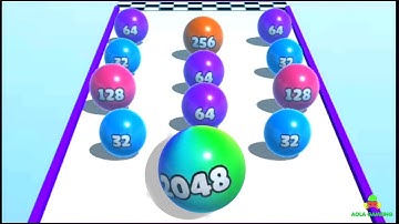 Ball Merge 2048 / Merge balls Walkthrough Part 23 Levels 79- 80 For Mobile Android, iOS