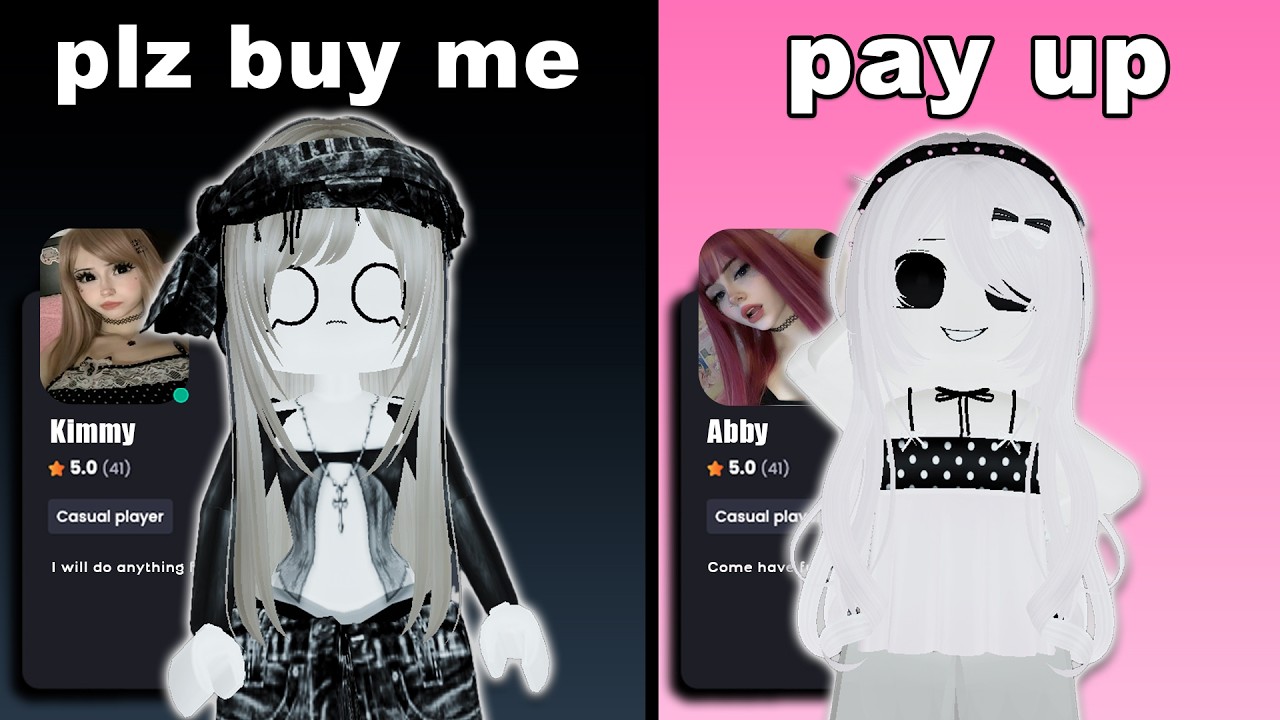 Покупка САМОЙ ДЕШЁВОЙ и САМОЙ ДОРОГОЙ E-Girl на Roblox