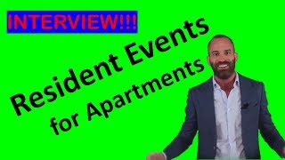 Resident Events for Apartments