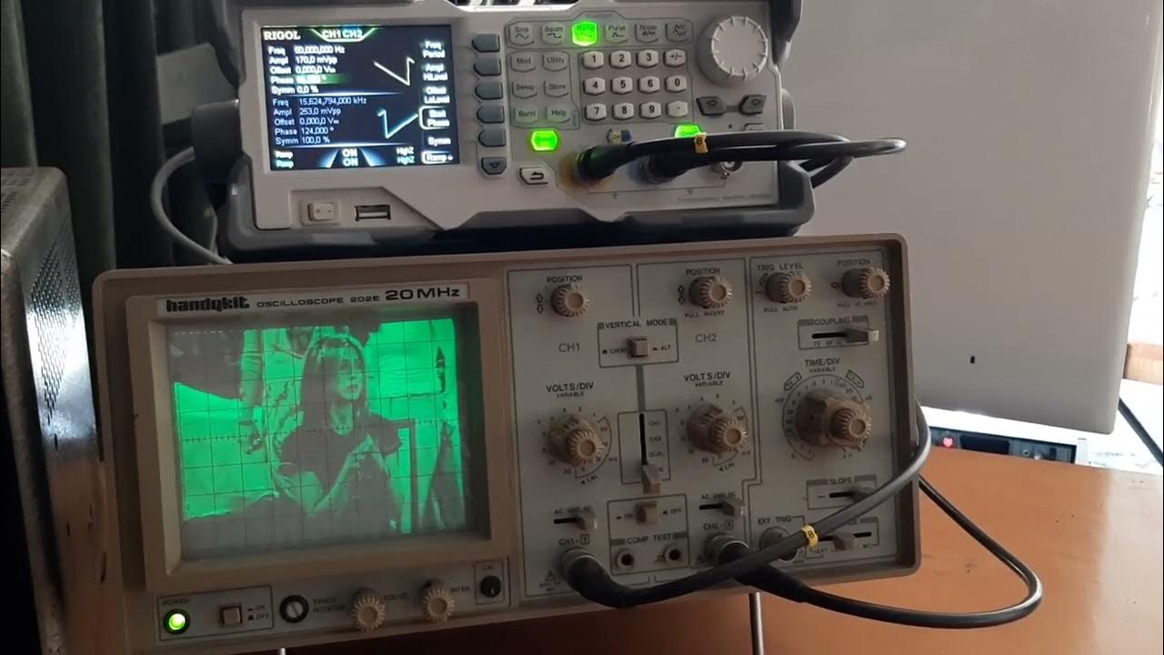 Oscilloscope video experiment (XYZmode) YouTube