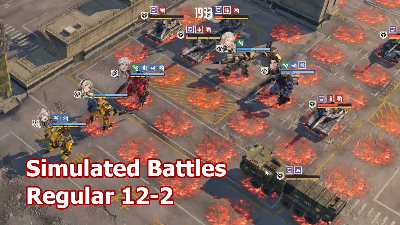 [Mecharashi] Simulated Battles 12-2 F2P Clear