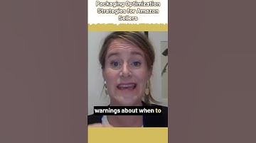 Packaging Strategies for Amazon Sellers 📦 | Optimizing Your Offerings. #shorts #amazon