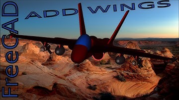 Make an F18 in FreeCAD Video 4: Wings |JOKO ENGINEERING|