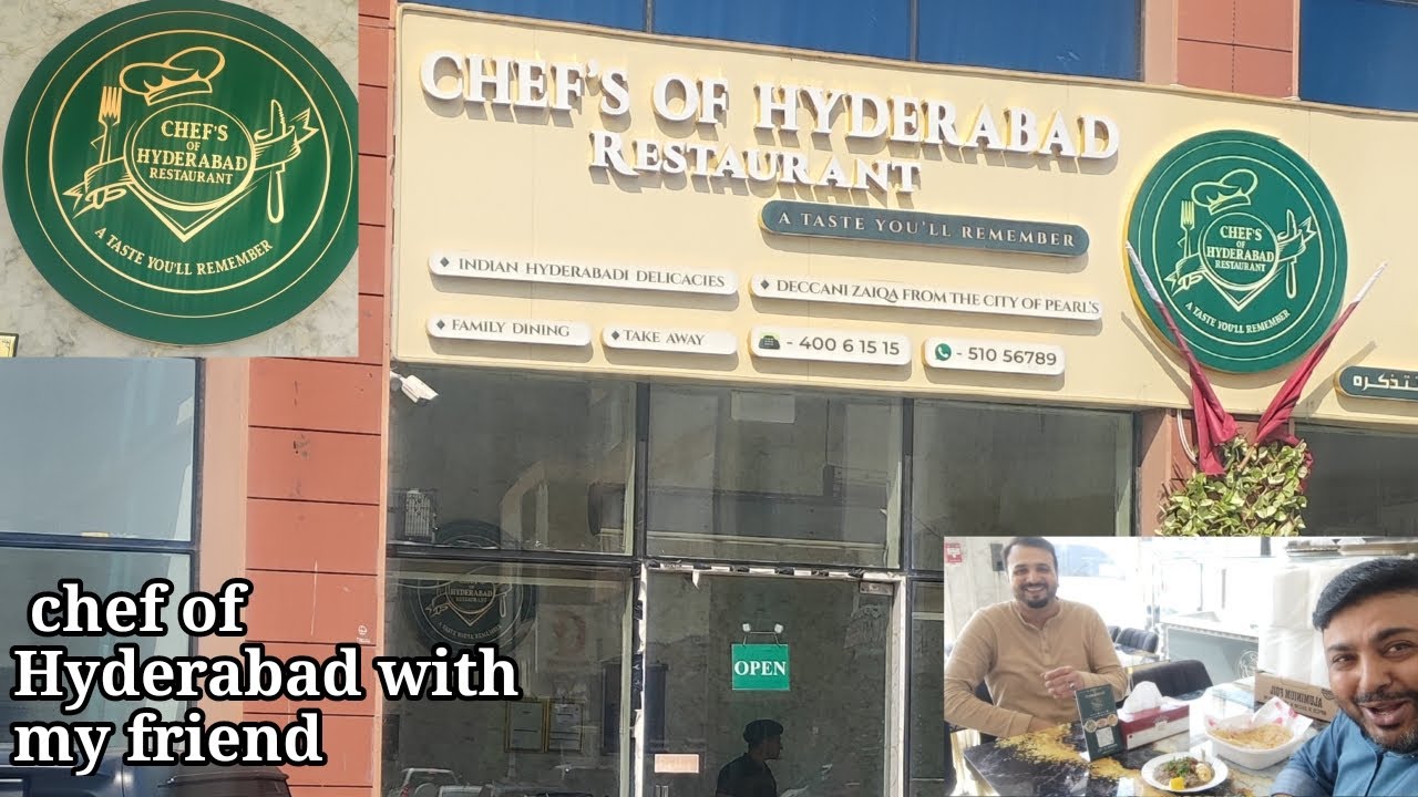 Waheed Chef chef of Hyderabad with my friend Razwaan || family vlogs|| waheed ...