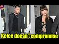 Taylor Swift GRINS as her fiancé Travis Kelce is ready to handle any threats from paparazzi