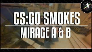 CS:GO Smokes | Mirage | Principali Smoke Sito A & B