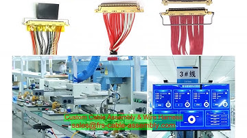 Lắp ráp cáp Nhà máy tùy chỉnh LVDS EDP Cáp Lvds Ribbon Cáp cho bảng hiển thị kỹ thuật số thiệt hại L