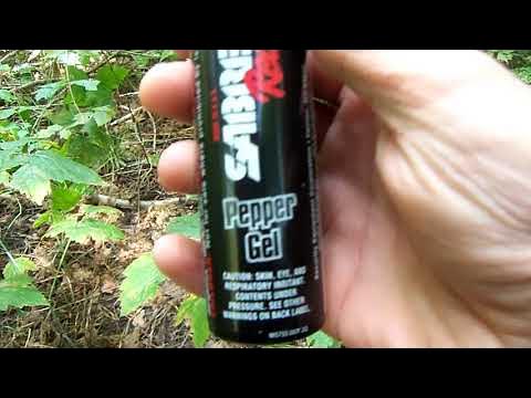 Pfefferspray Sprühtest OC 5000, RSG Gel und Schaum 