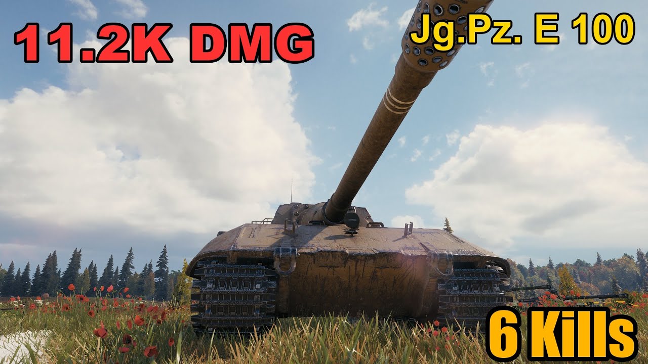 Jg.Pz. E 100 - 11.2K Damage - Player: Mondragonn - Map: Malinovka - Server: EU | World of Tanks