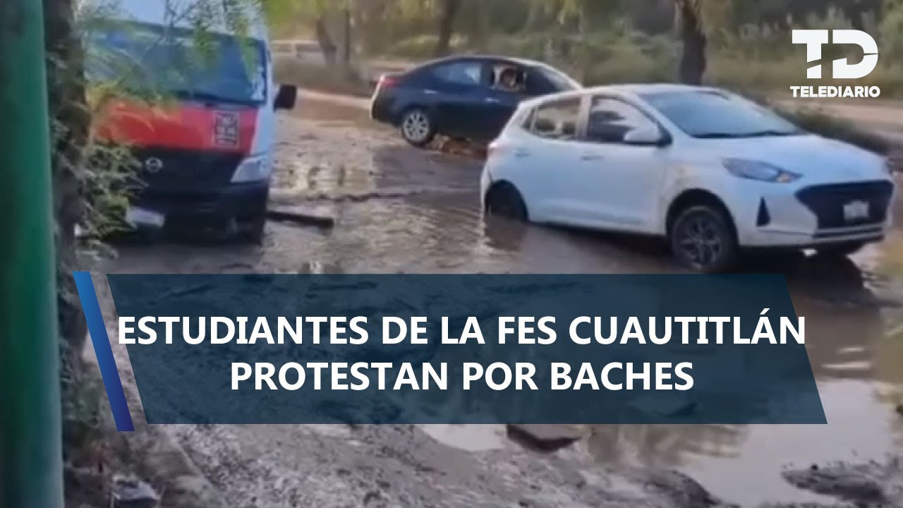 Estudiantes de FES Cuautitlán protestan por mejores condiciones viales