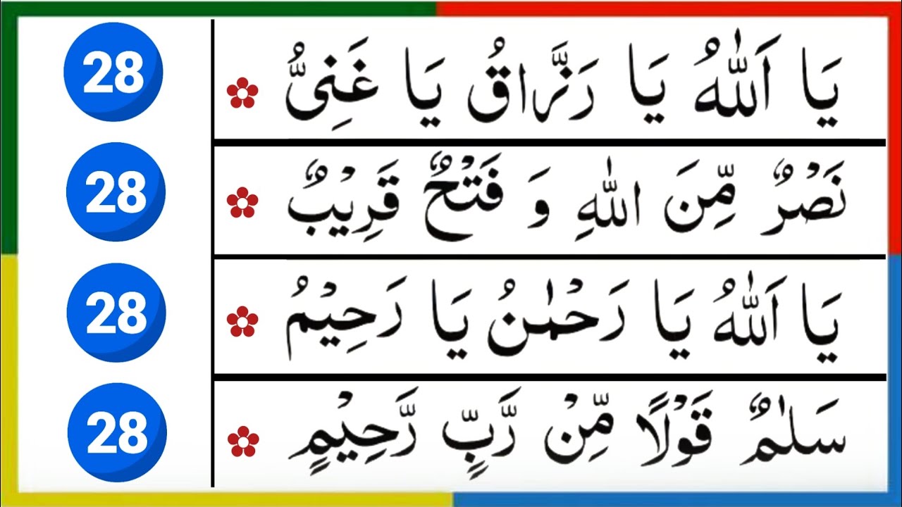 best wazifa for everything | ya allah ya razzaq ya ghaniyu | nasruminallah wa fathun qareeb  tasbeeh