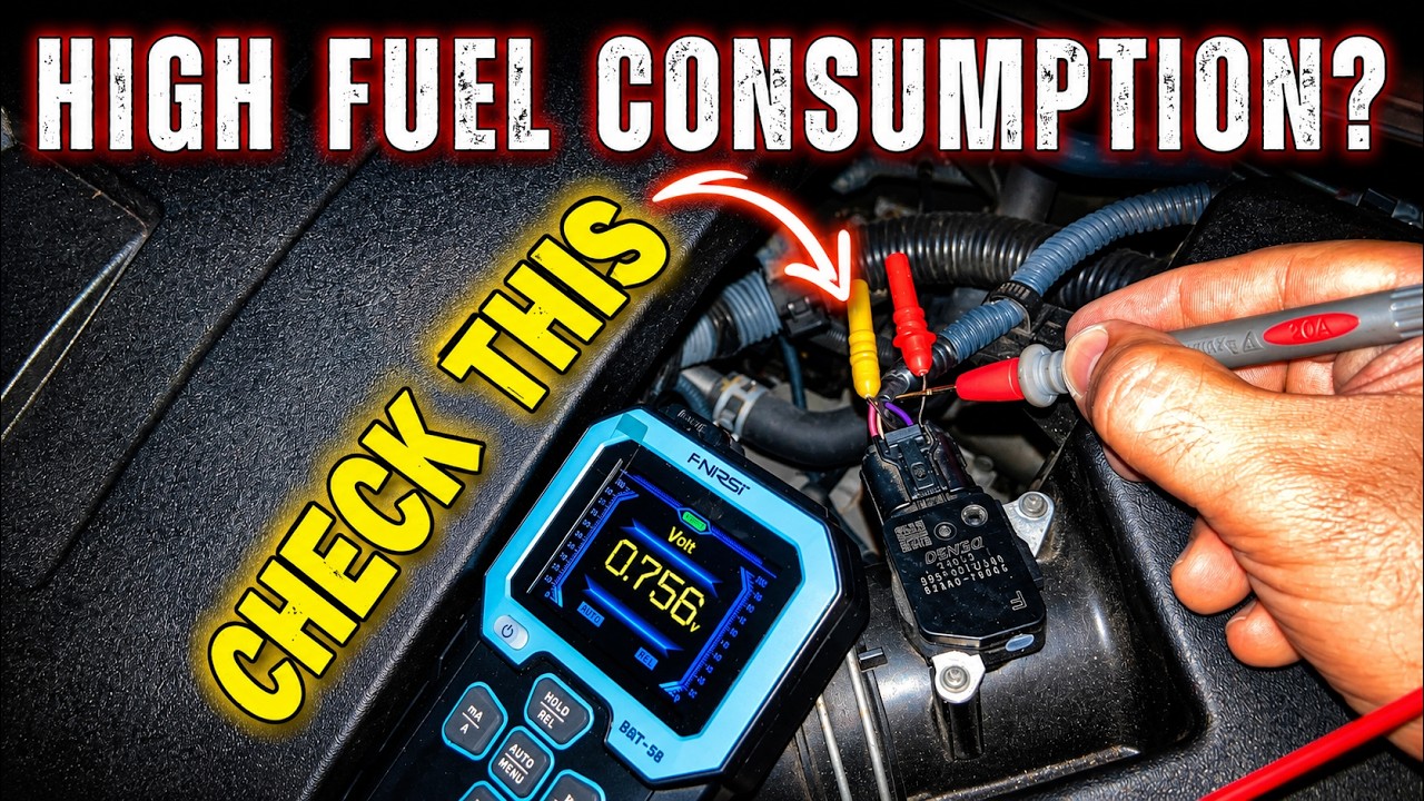 How to Test Mass Airflow Sensor with a Multimeter - YouTube