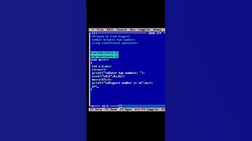 C Program to find biggest number between two numbers using conditional operator