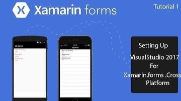 Xamarin Forms Setting Up VS 2017 [Please Read description 👇🏻👇🏻]Tutorial 1