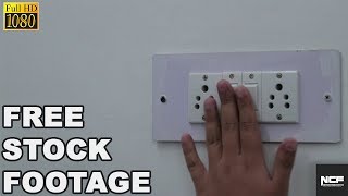 Switch Off Lights Plugs Stock Footage   Noncopyrightfootages Royalty Free Hd Stock S