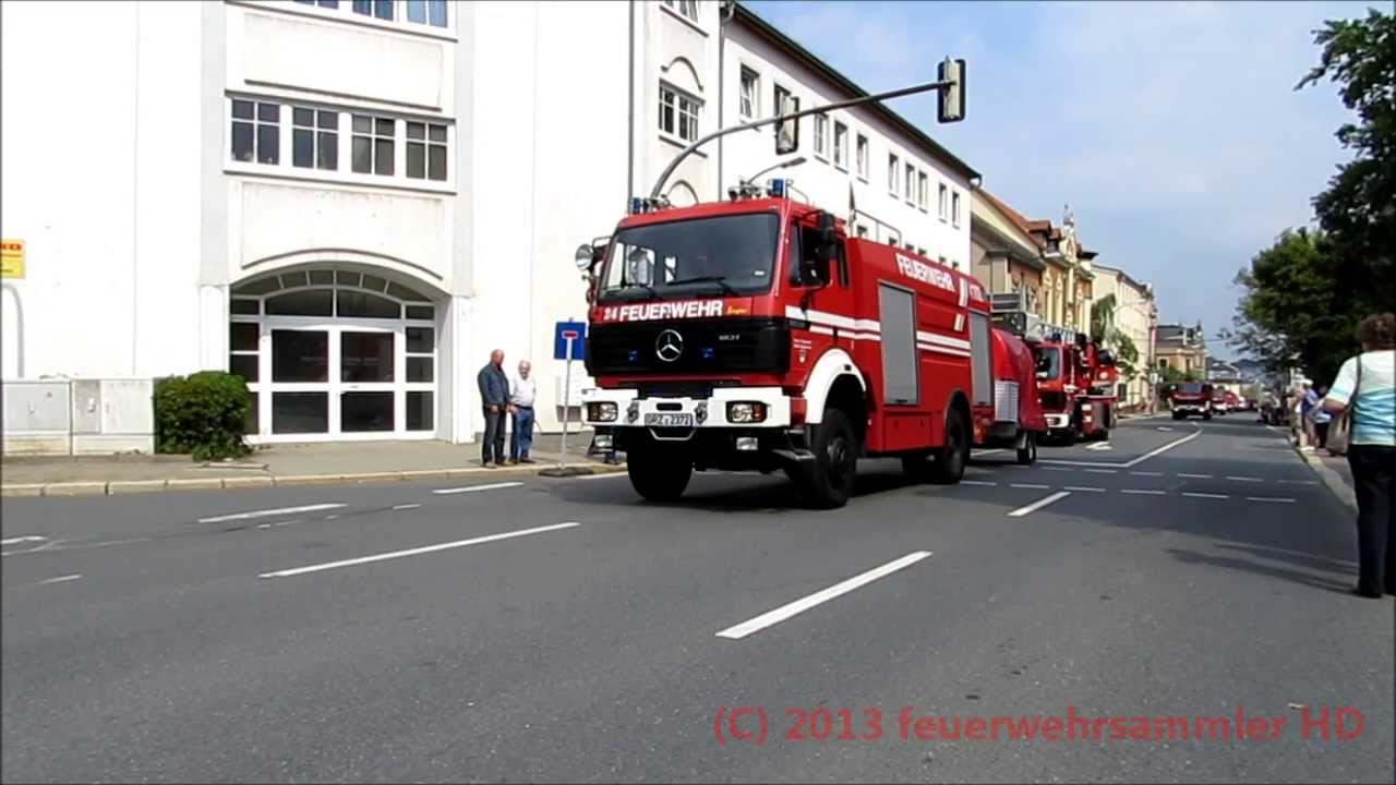 Historischer Festumzug 150 Jahre Freiwillige Feuerwehr Zeulenroda (Kamera 1)