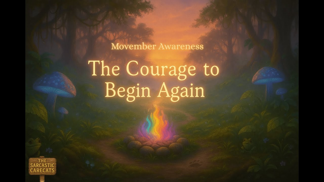 💥 SCC Drop: The Courage to Begin Again | Movember Awareness | Sarcastic CareCats | Episode 3