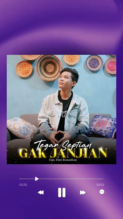 Gak Janjian - Tegar Septian #Gakjanjian #tegarseptian #liriklagu #lagubaru #chwhugc #viralsong