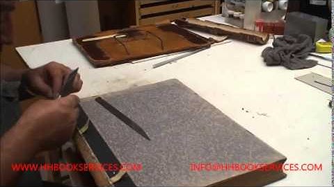 Ledger Restoration Part 3 of 21 Seperating Endpapers