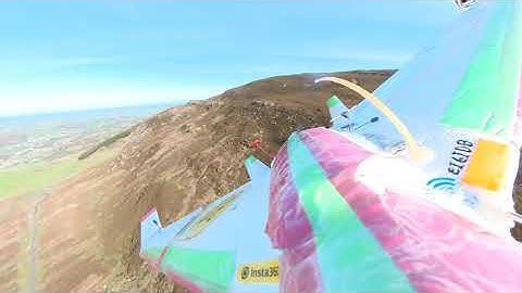 2m Opterra RC wing at Slieve Gullion