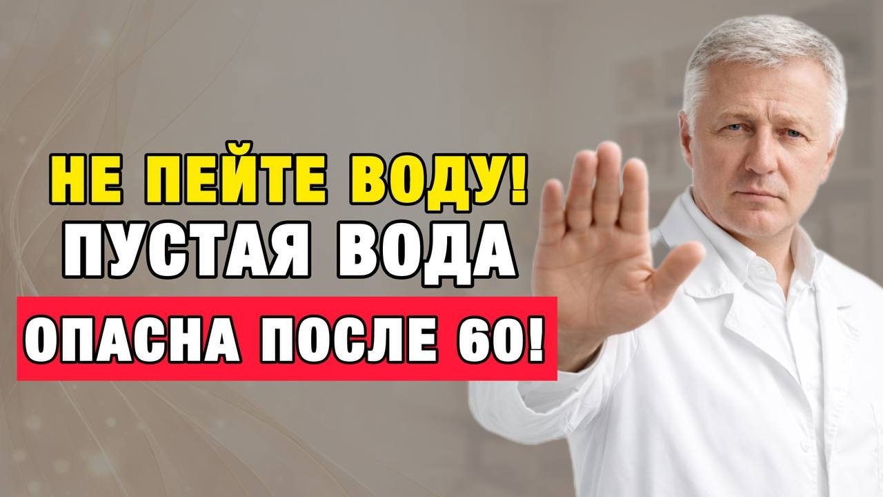 Густая кровь после 60 лет: ошибка с водой, которая приводит к инсульту