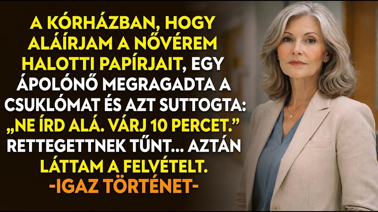 Az ő igaz története 👵💔 „Ne írjon alá… bízzon bennem”, suttogta a nővér — majd rájöttem.