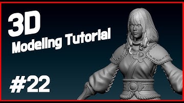 | Johnnny 3D | 22 | 3D 캐릭터를 만들어보자 3D Character Modeling tutorial | Zbrush & 3Ds max Timelapse |