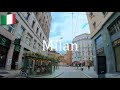 🇮🇹 Driving Milan streets, Italy in 4K. Duomo Milano, Milan downtown, Old Town.